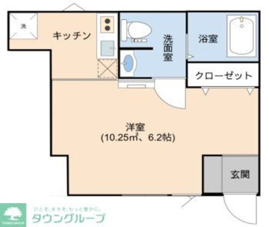 ベックアパートメント東川口の物件間取画像